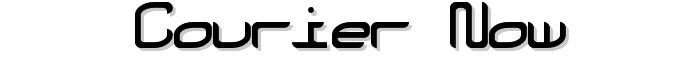 Courier Now font